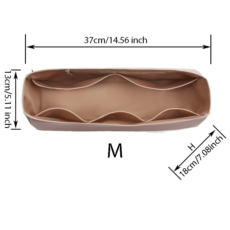 Bolsa interior de nailon Clocore, bolsa interior para bolso mediano de mujer, bolsa pequeña con forro de soporte, bolsa de almacenamiento QP2023051378