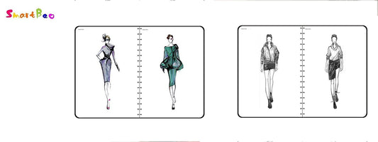 Why are fashion designer sketchbooks with pre-drawn body templates suitable for Fashion Design Students, Professional Fashion Illustrators, and Aspiring Designers & Hobbyists?