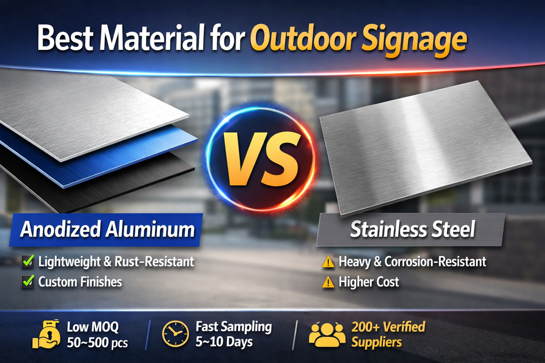 Best Material for Outdoor Signage: B2B Sourcing Guide
