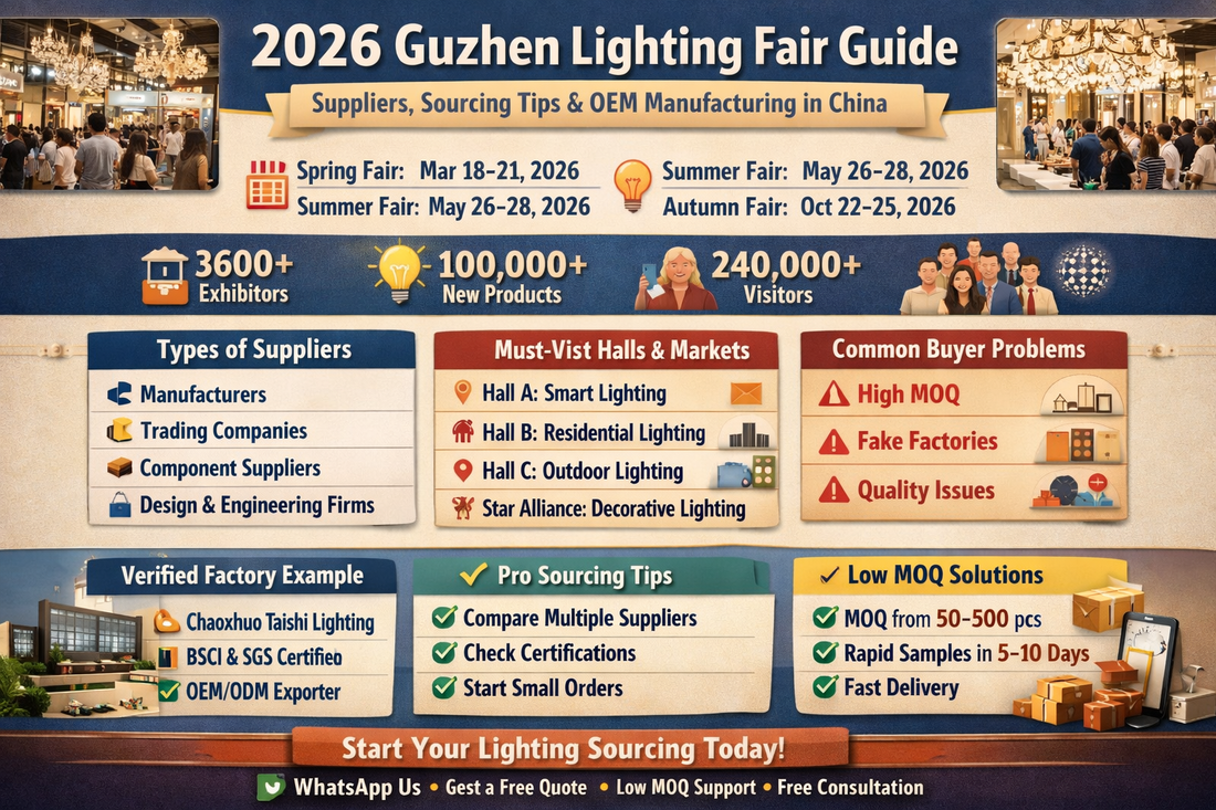 2026 Guzhen Lighting Fair: Suppliers, Tips & Low MOQ Guide