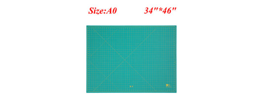 What are the uses of an A0 cutting mat in fashion design?