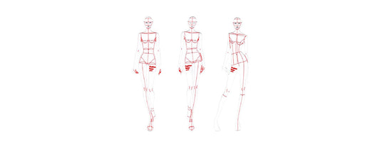 Dynamic Fashion Figure Templates (Pose Rulers) for Designers