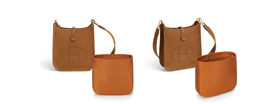 What insert bag is recommended for the Hermès Evelyne?
