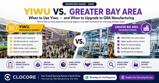 Yiwu Sourcing Agent Guide 2026: Yiwu vs Greater Bay Area Manufacturing Explained