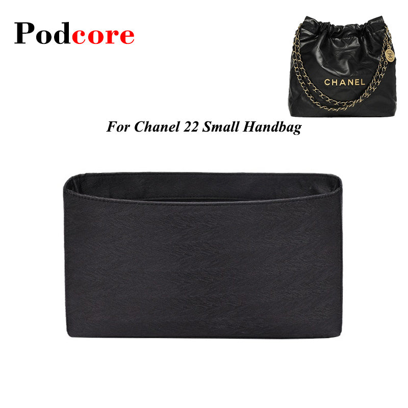 Satin Organizer Insert for Channel 22 Small Handbag – Multi-Functional Cosmetic Pouch & Scratch-Resistant Inner Protector for Handbag