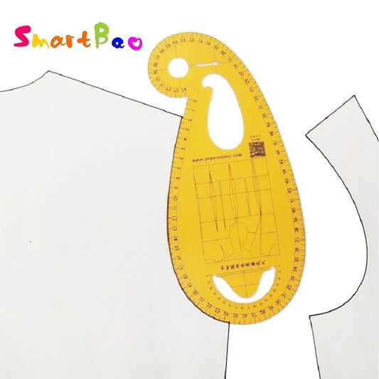 Regla guía para la confección de patrones Regla de diseño de moda Regla para curvas de ropa Regla para sisas 