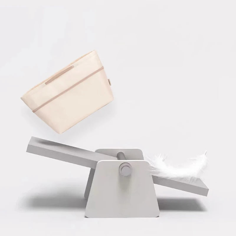 Bolsa interior grande y pequeña, bolsa interior de almacenamiento con asa larga, bolsa interior de nailon BIB-LC