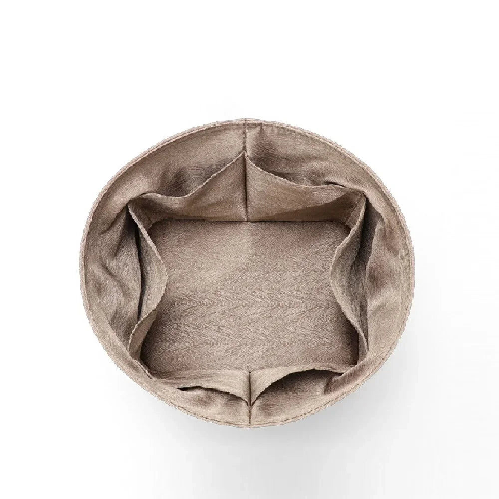 Clocore Luxury Satin Purse Organizer Insert Compatible with Hermes Picotin 14, 18, 22, and 26cm Bags