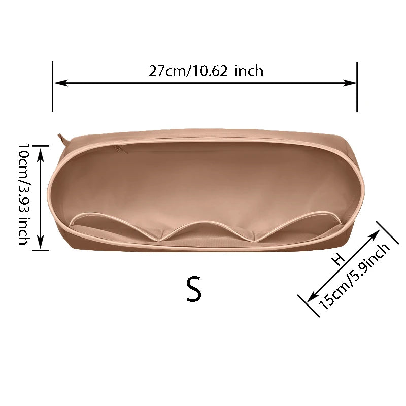 Bolsa interior de nailon Clocore, bolsa interior para bolso mediano de mujer, bolsa pequeña con forro de soporte, bolsa de almacenamiento QP2023051378