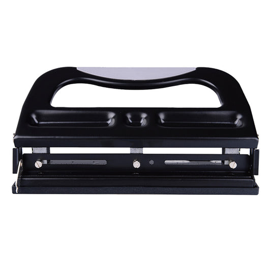 Perforadora de tres agujeros ajustable Clocore, perforadora grande, distancia de perforación ajustable/posición fija 997L