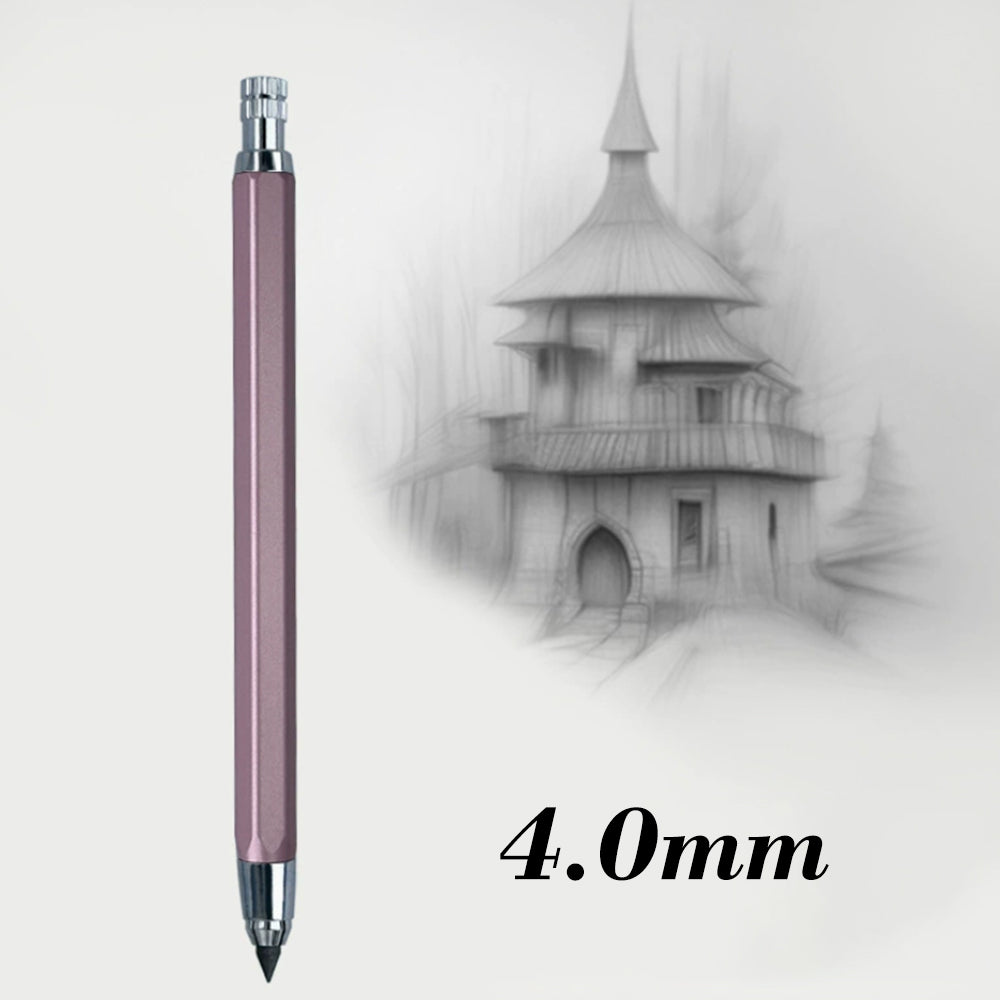Professional Metal Mechanical Pencil for Sketching & Drawing (4.0mm / 5.6mm)