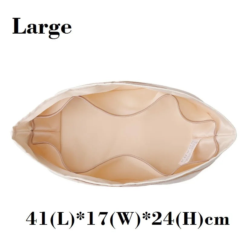 Purse Organizer Insert for Handbags – Lightweight Nylon Tote Bag Organizer for Longchamp Le Pliage (Large/Medium/Small), Non-Slip, Odorless, Washable, Custom Fit, Multi-Pocket Storage