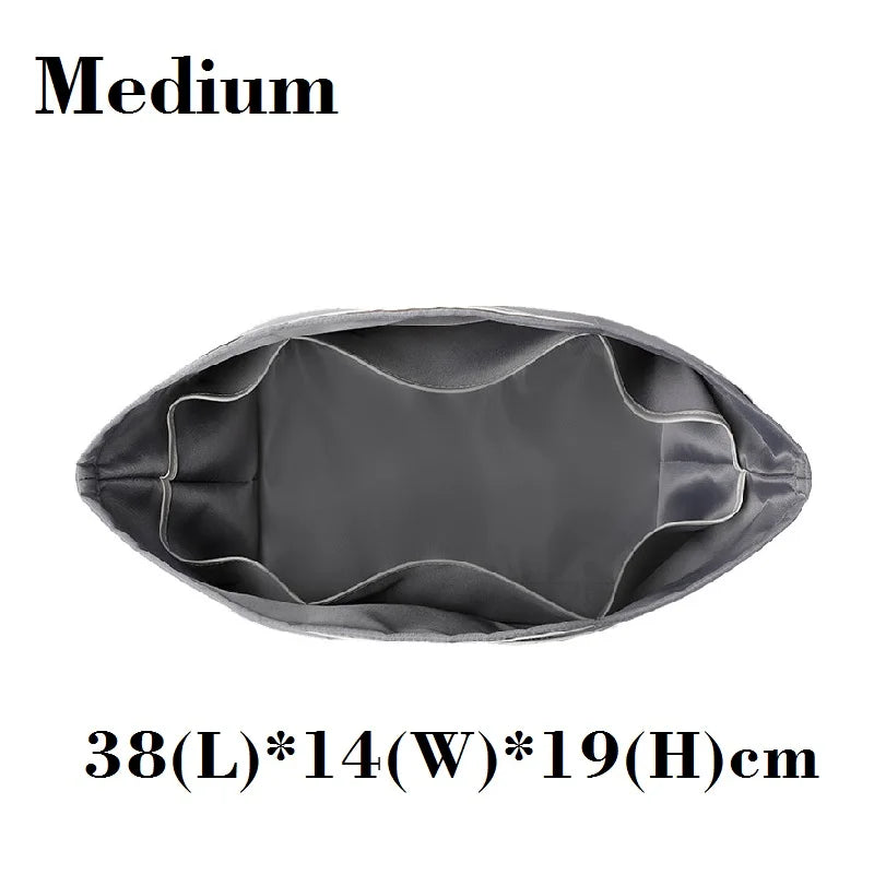 Purse Organizer Insert for Handbags – Lightweight Nylon Tote Bag Organizer for Longchamp Le Pliage (Large/Medium/Small), Non-Slip, Odorless, Washable, Custom Fit, Multi-Pocket Storage