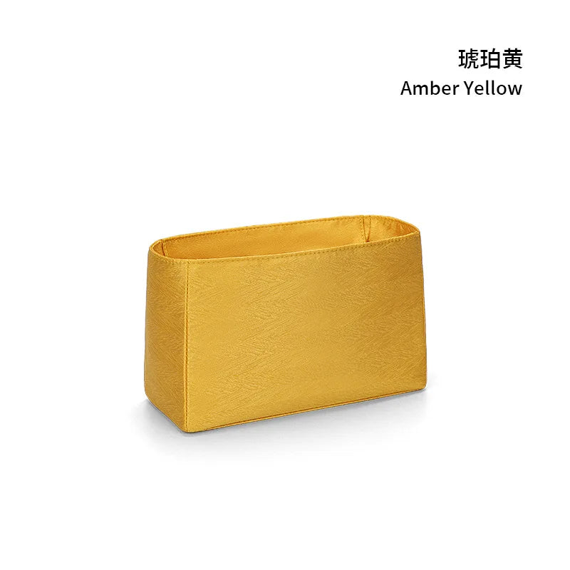 Satin Organizer Insert for Channel 22 Small Handbag – Multi-Functional Cosmetic Pouch & Scratch-Resistant Inner Protector for Handbag