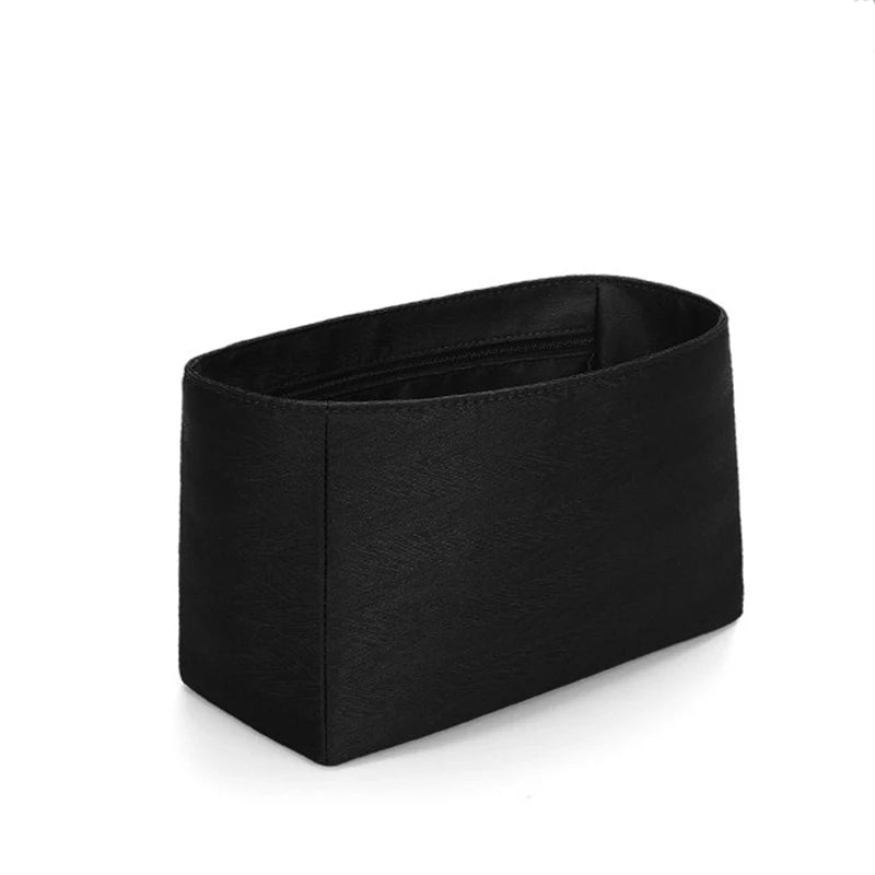 Satin Organizer Insert for Channel 22 Small Handbag – Multi-Functional Cosmetic Pouch & Scratch-Resistant Inner Protector for Handbag