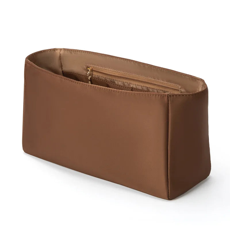 Organizador Birkin de ajuste personalizado para tallas 20/25/30/35: forro de nailon ligero con bolsillos interiores y compartimento con cremallera. 