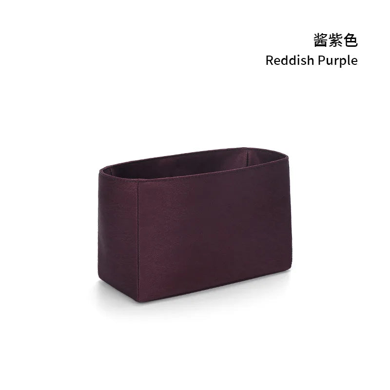 Satin Organizer Insert for Channel 22 Small Handbag – Multi-Functional Cosmetic Pouch & Scratch-Resistant Inner Protector for Handbag