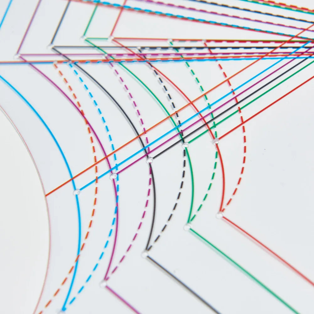 Patrón de costura para vestido multitalla Clocore | Prototipo de vestido básico | Material plástico transparente DR101