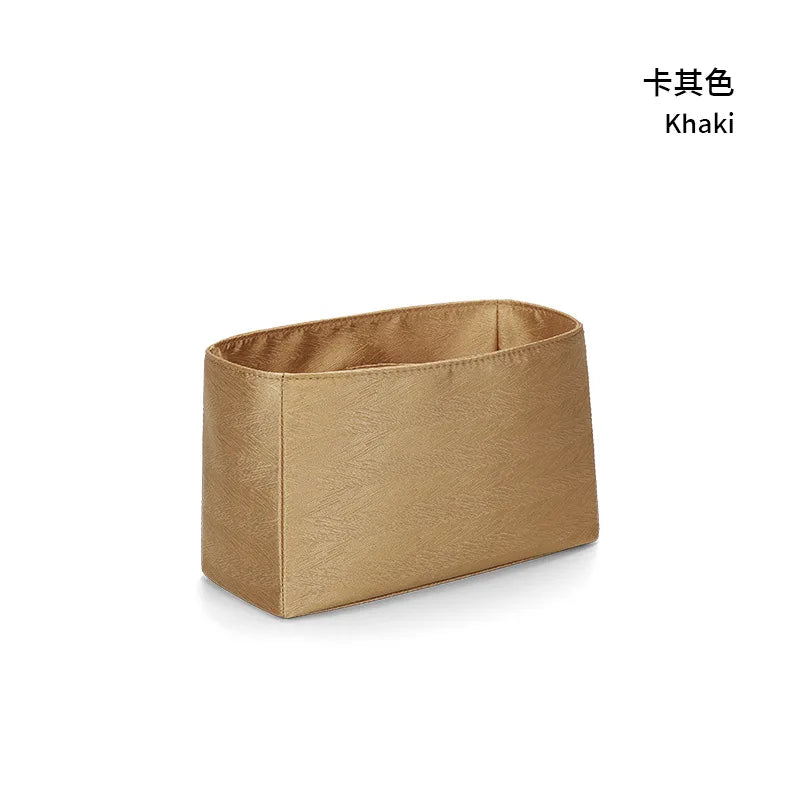 Satin Organizer Insert for Channel 22 Small Handbag – Multi-Functional Cosmetic Pouch & Scratch-Resistant Inner Protector for Handbag