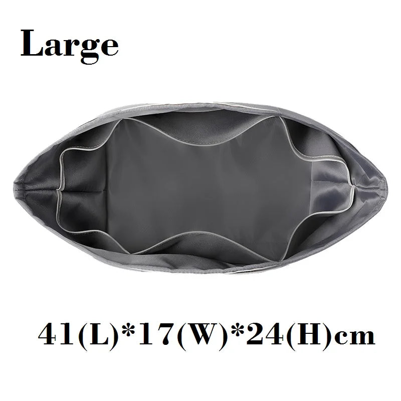 Purse Organizer Insert for Handbags – Lightweight Nylon Tote Bag Organizer for Longchamp Le Pliage (Large/Medium/Small), Non-Slip, Odorless, Washable, Custom Fit, Multi-Pocket Storage