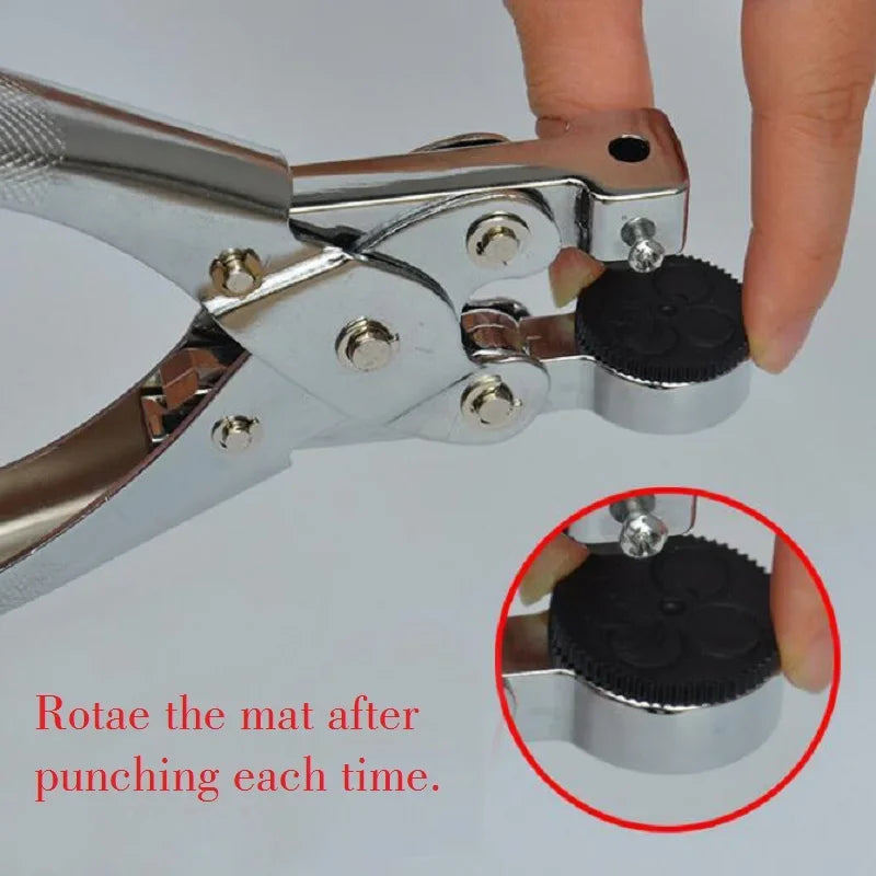 Perforadora de bolsas de plástico, alicates manuales para perforar películas, bolsas de OPP, envases y contenedores de alimentos. Herramienta de corte de un solo orificio. 