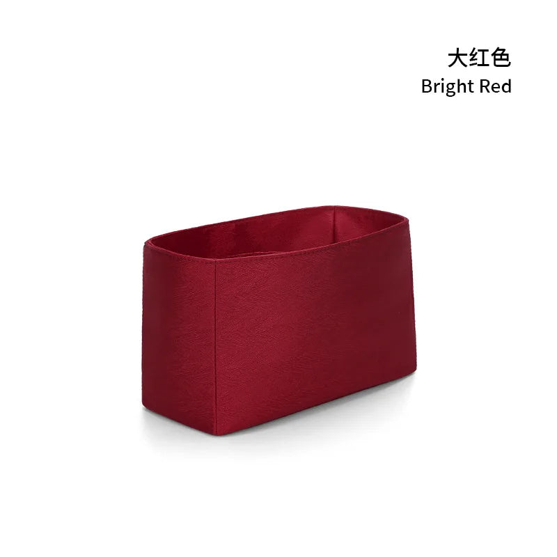 Satin Organizer Insert for Channel 22 Small Handbag – Multi-Functional Cosmetic Pouch & Scratch-Resistant Inner Protector for Handbag