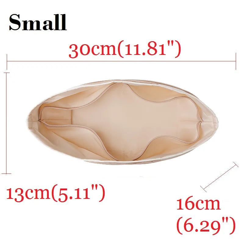 Purse Organizer Insert for Handbags – Lightweight Nylon Tote Bag Organizer for Longchamp Le Pliage (Large/Medium/Small), Non-Slip, Odorless, Washable, Custom Fit, Multi-Pocket Storage