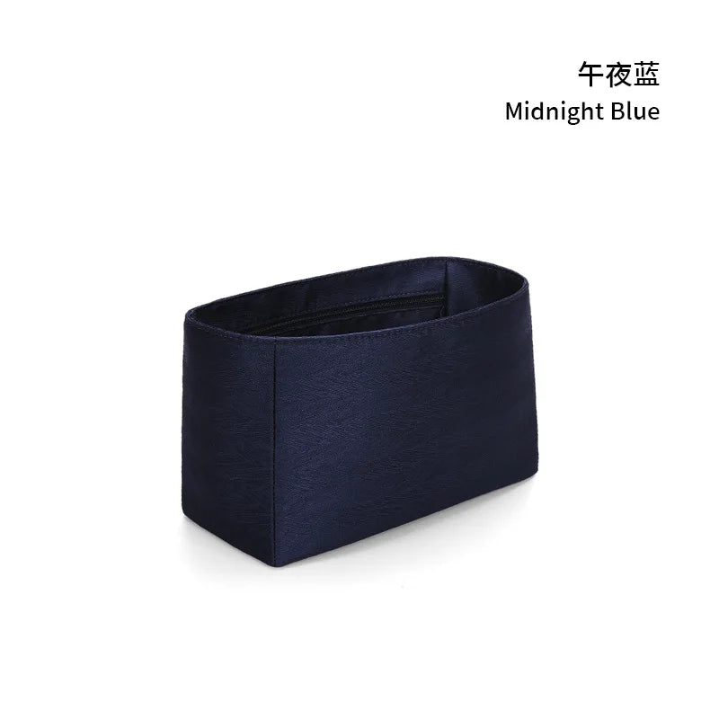 Satin Organizer Insert for Channel 22 Small Handbag – Multi-Functional Cosmetic Pouch & Scratch-Resistant Inner Protector for Handbag