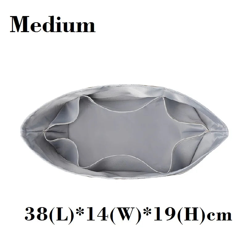 Purse Organizer Insert for Handbags – Lightweight Nylon Tote Bag Organizer for Longchamp Le Pliage (Large/Medium/Small), Non-Slip, Odorless, Washable, Custom Fit, Multi-Pocket Storage