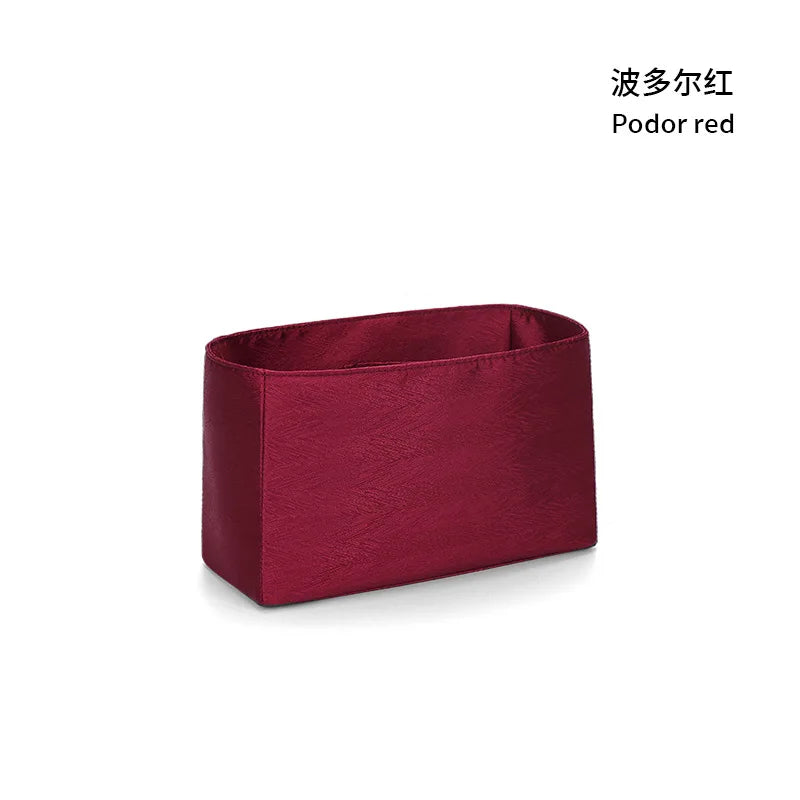 Satin Organizer Insert for Channel 22 Small Handbag – Multi-Functional Cosmetic Pouch & Scratch-Resistant Inner Protector for Handbag