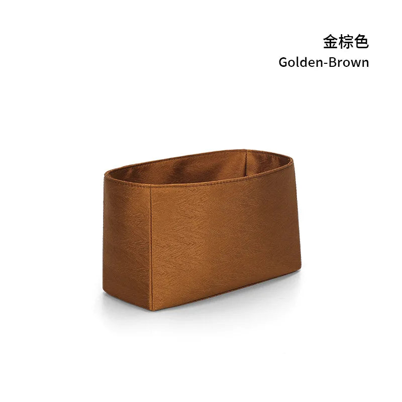 Satin Organizer Insert for Channel 22 Small Handbag – Multi-Functional Cosmetic Pouch & Scratch-Resistant Inner Protector for Handbag