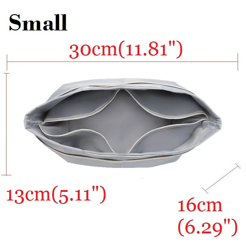 Purse Organizer Insert for Handbags – Lightweight Nylon Tote Bag Organizer for Longchamp Le Pliage (Large/Medium/Small), Non-Slip, Odorless, Washable, Custom Fit, Multi-Pocket Storage