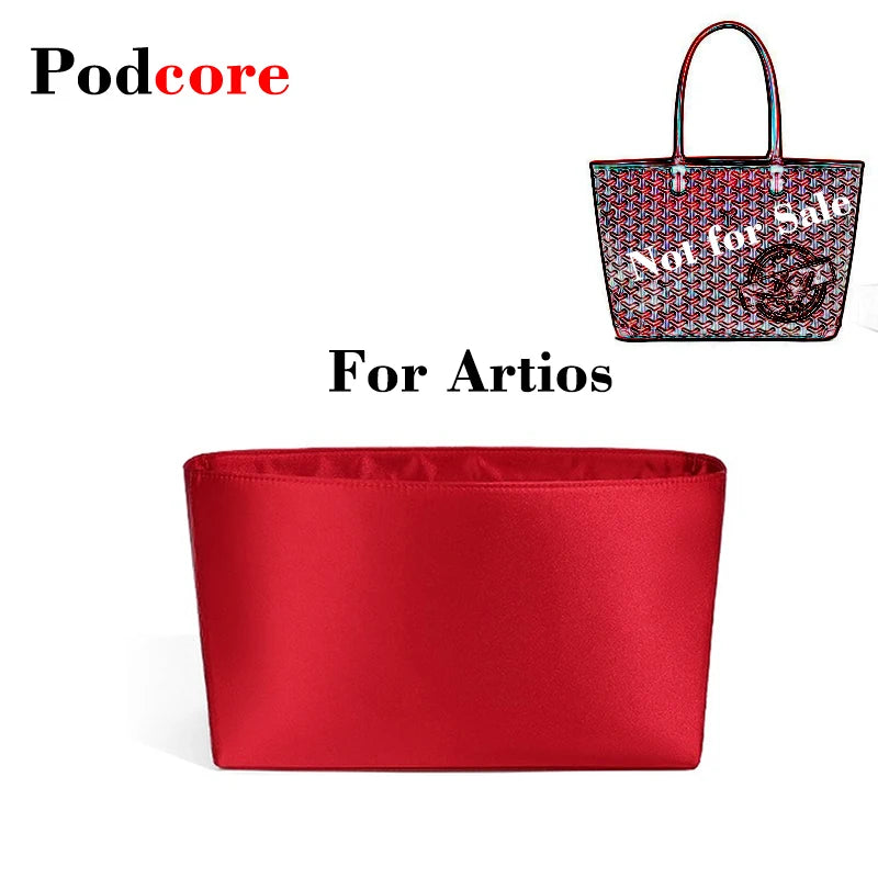 Organizador de lujo de acetato para bolsos Goyard Artios - Inserto ecológico - Forro de tacto sedoso para bolsos de diseñador 