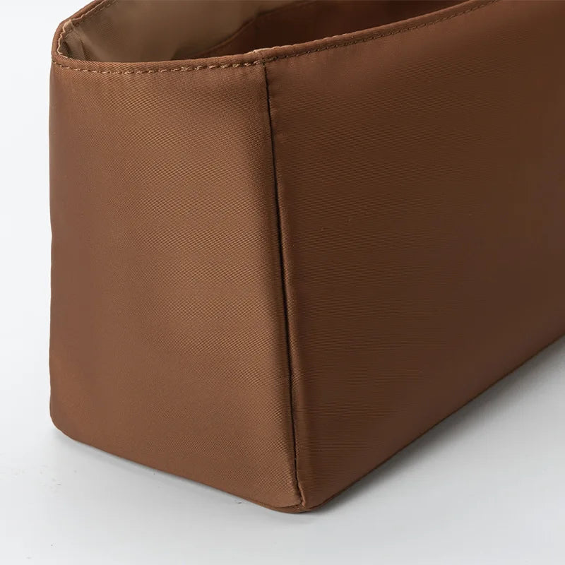 Organizador Birkin de ajuste personalizado para tallas 20/25/30/35: forro de nailon ligero con bolsillos interiores y compartimento con cremallera. 