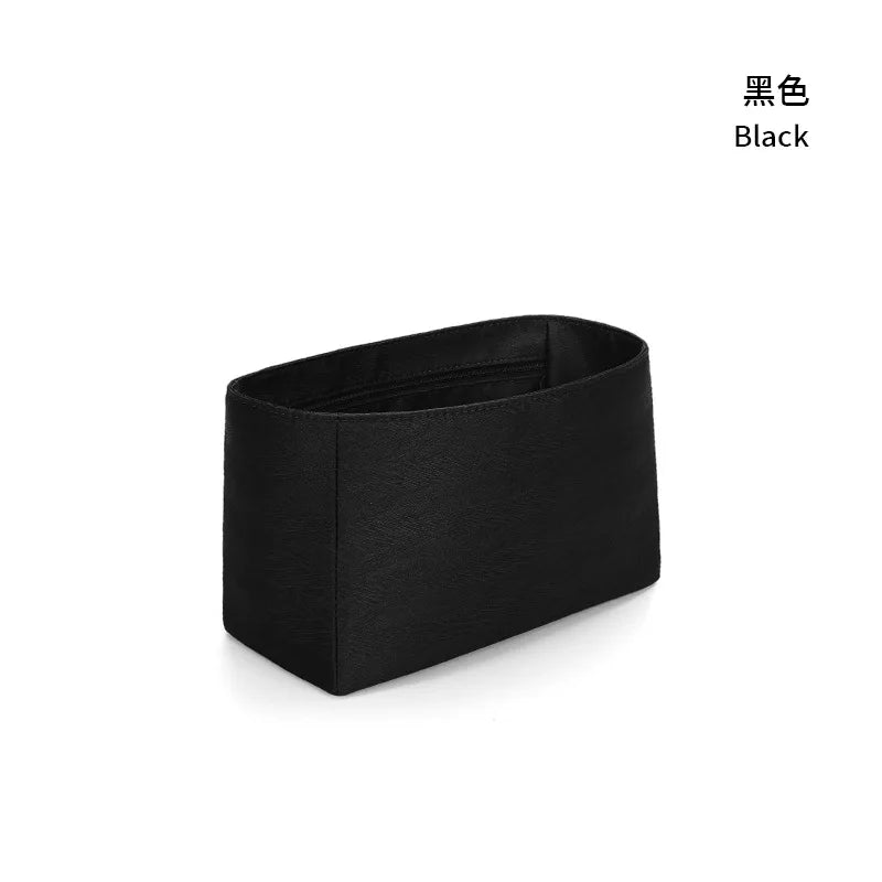 Satin Organizer Insert for Channel 22 Small Handbag – Multi-Functional Cosmetic Pouch & Scratch-Resistant Inner Protector for Handbag