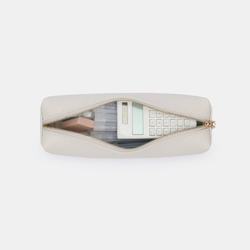 Stylish PU Leather Pencil Case - Versatile and Durable | Available in Multiple Colors