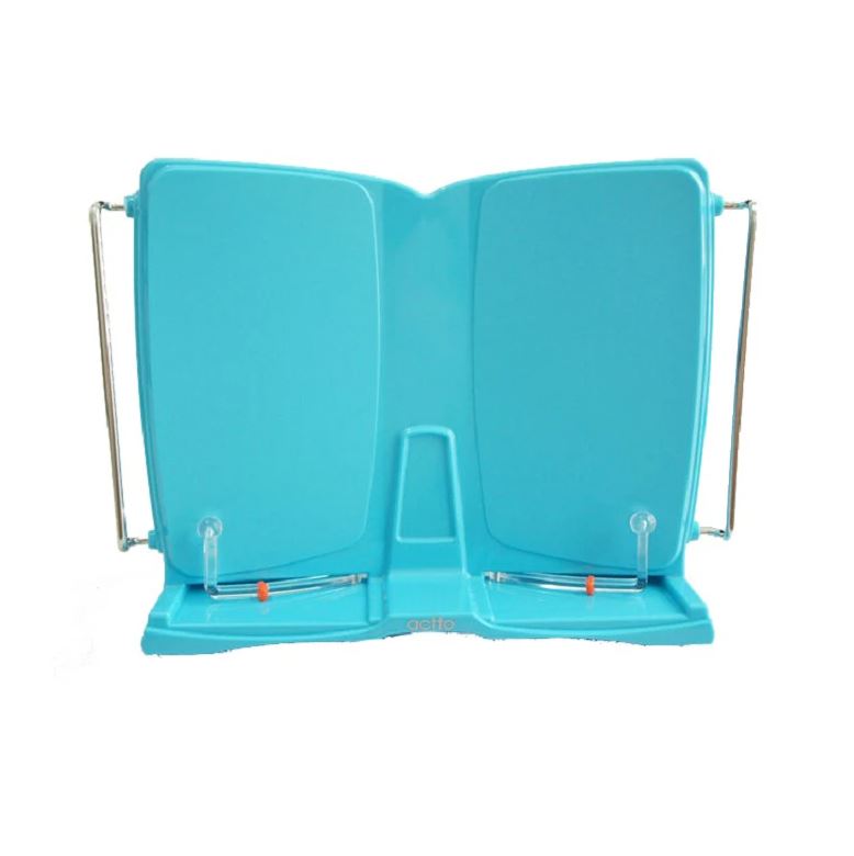 Clocore Stretchable Book Holder Adjustable Book Stand Large Reading Frame for Cookbook Textbooks Study Learning Tools
