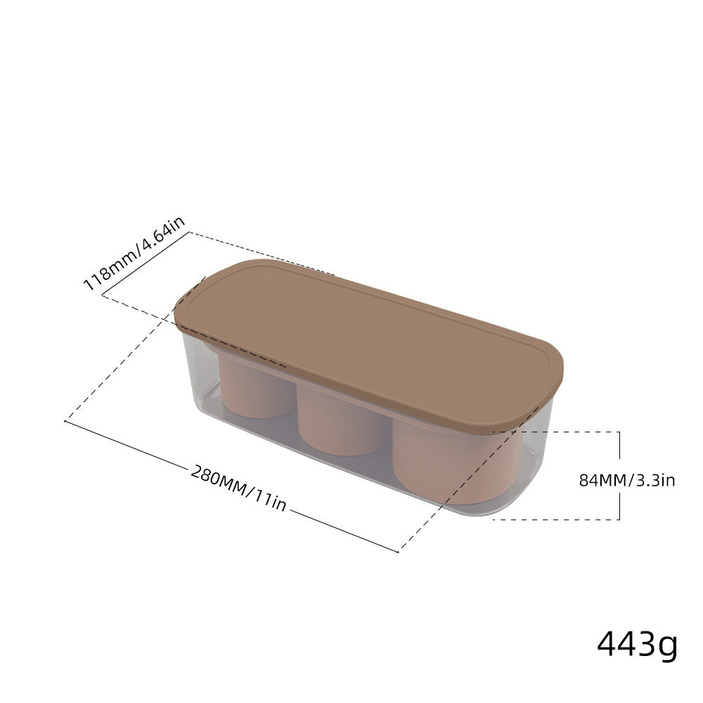 Water Cup Ice Tray Ice Making Mold with Lid Easy To Demould Silicone Ice Tray