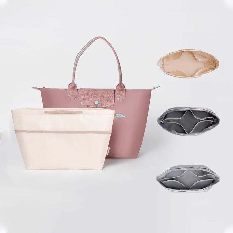 Bolsa interior grande y pequeña, bolsa interior de almacenamiento con asa larga, bolsa interior de nailon BIB-LC