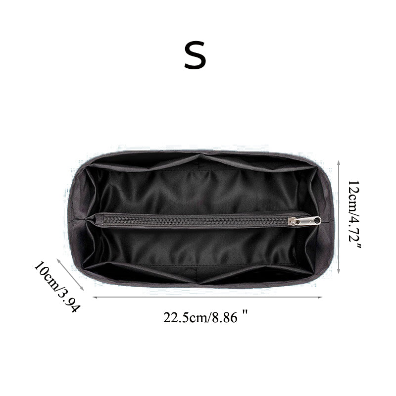 Clocore Fashion Satin Insert Bag for Birkin Handbag Size 25 30 35 Purse Organizer Insert & Tote Shaper Perfect Accessories for Your Bag