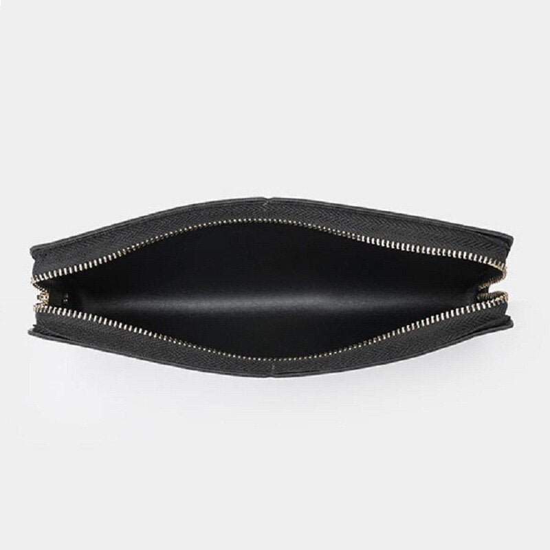 Smartbao Black Leather Pencil Pouch